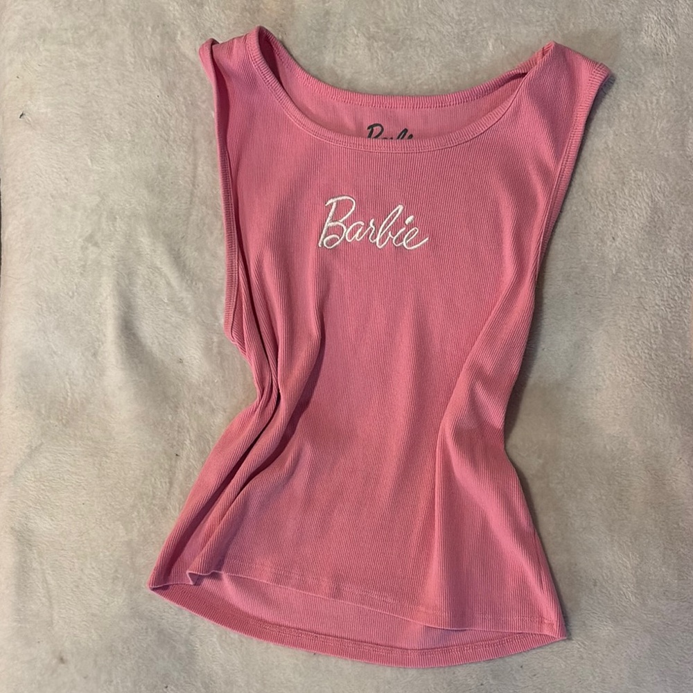 Barbie Pink Sleeveless Top